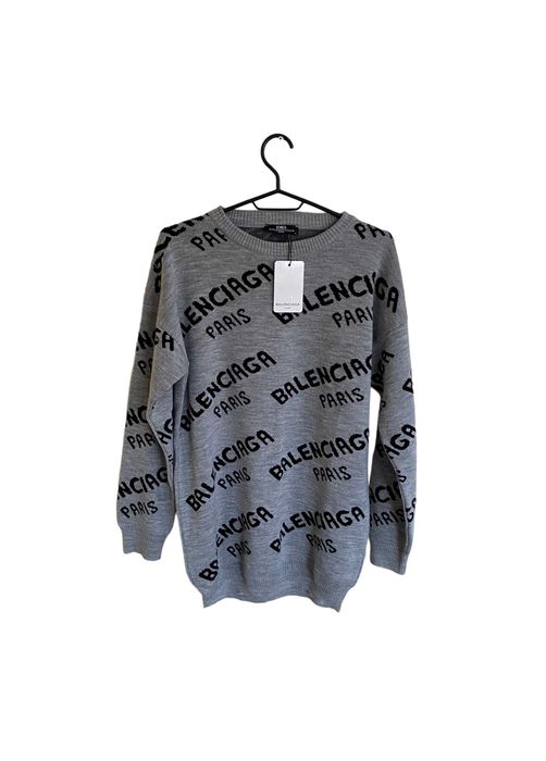 Balenciaga sweter fullprint, rozmiar L, nowy z metką
