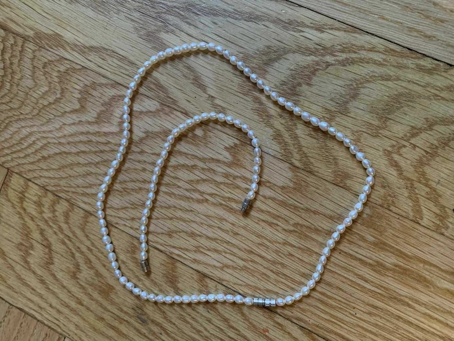 Biżuteria z słodkowodnych pereł - przywieziony z Kolumbii