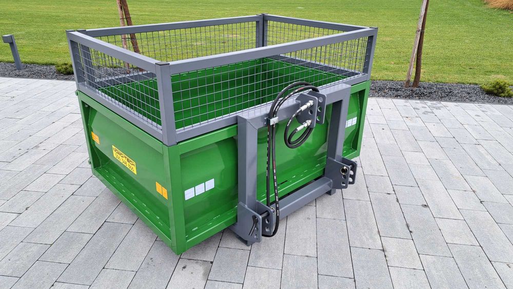 skrzynia transportowa na tył ciągnika tylny TUZ kiper hydrauliczny