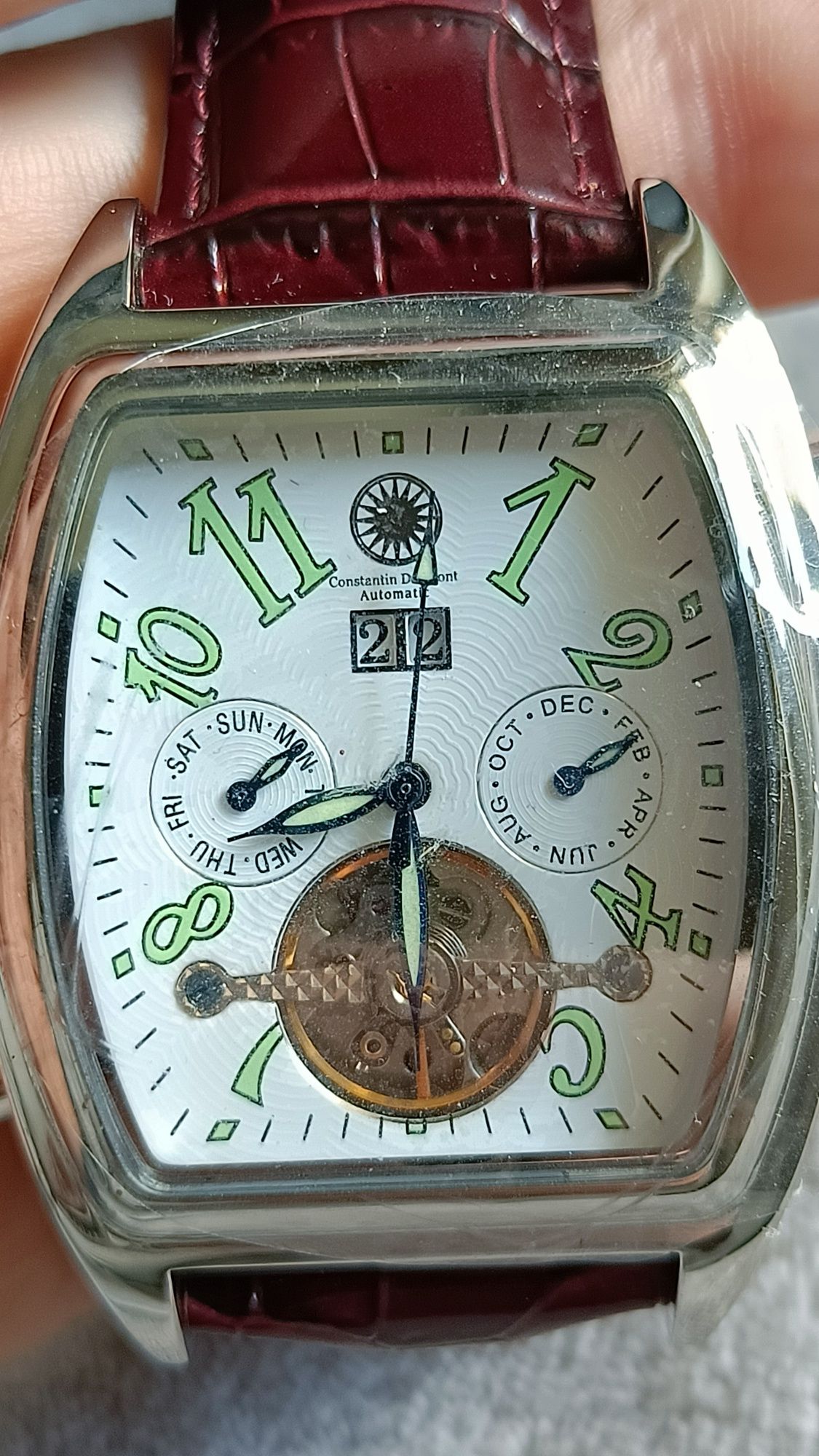 Constsntin Dumont elegancki zegarek automat
