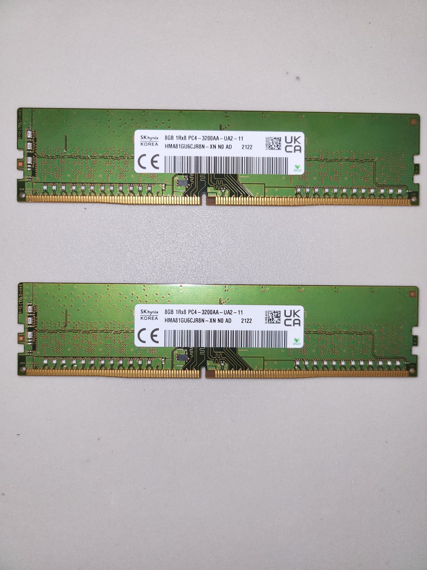 Оперативна пам'ять DDR 4 16 Гб (2×8) 3200 mhz