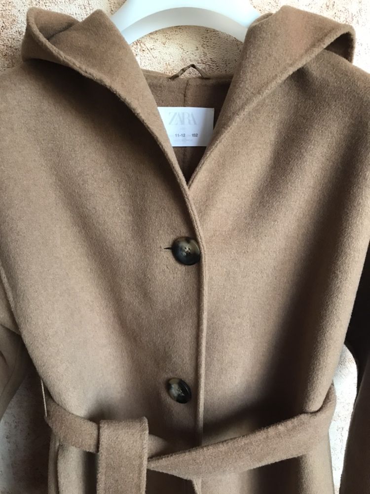 Шерстяное пальто Zara 11-12 лет