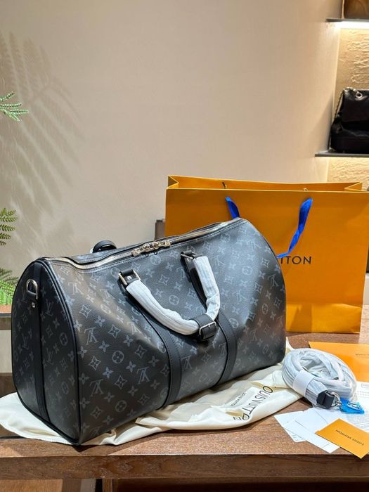 Мужская дорожняя сумка Louis Vuitton дорожна сумка для поїздок луі