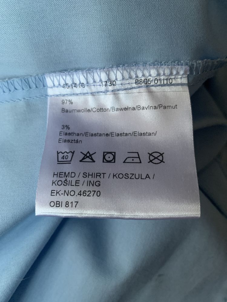 Koszula męska jasno niebieska