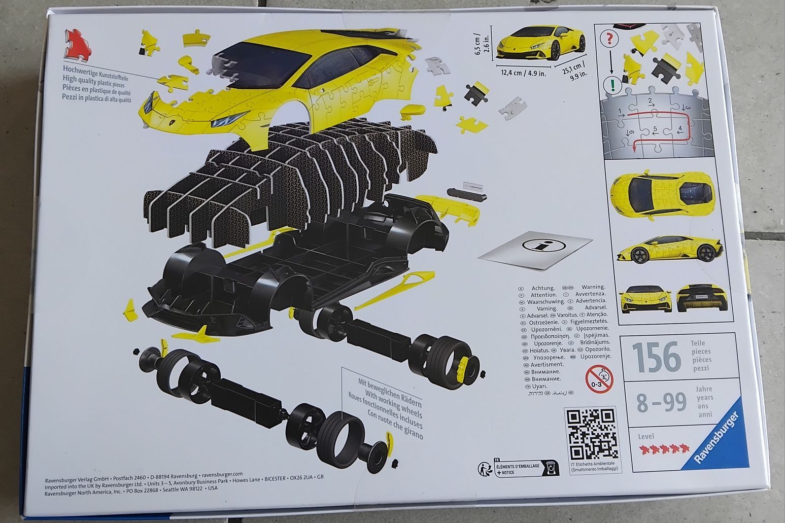 Nowe puzzle 3D Lamborghini Huracan evo