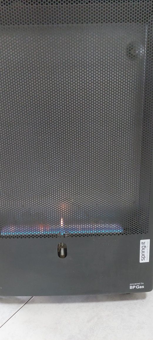 Aquecedor a gás como novo com garrafa de gás cheia