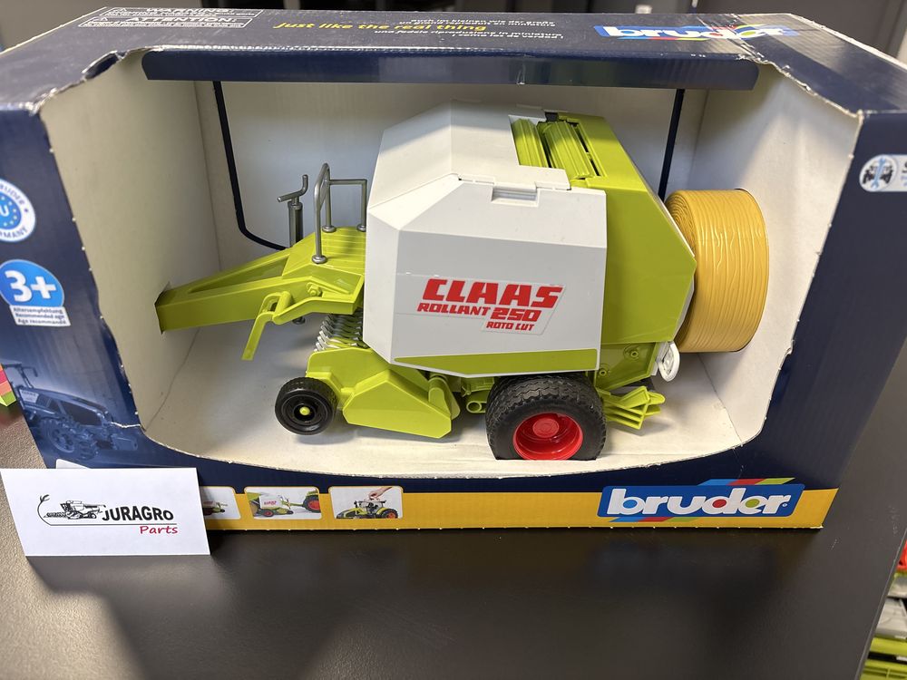 BRUDER zabawka Prasa rolująca Claas Rollant 250 - 02121 - Oryginalny