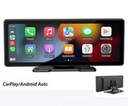 Rádio portátil 10,26 polegadas android auto e Carplay Bluetooth NOVO