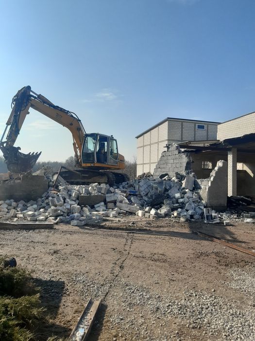 Kopanie czyszczenie stawów,rozbiórki, Wyburzenia, usługi koparką.