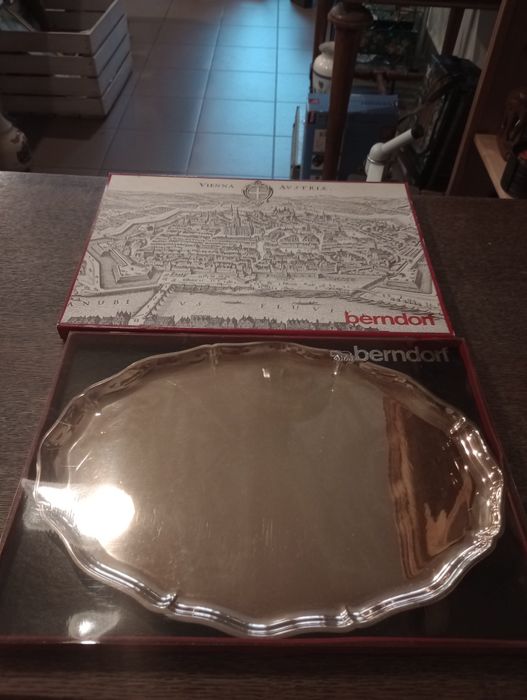 Śliczna taca Berndorf sygnowana srebrna Okazja
