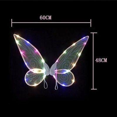 Skrzydła element ubioru skrzydła led + wianek