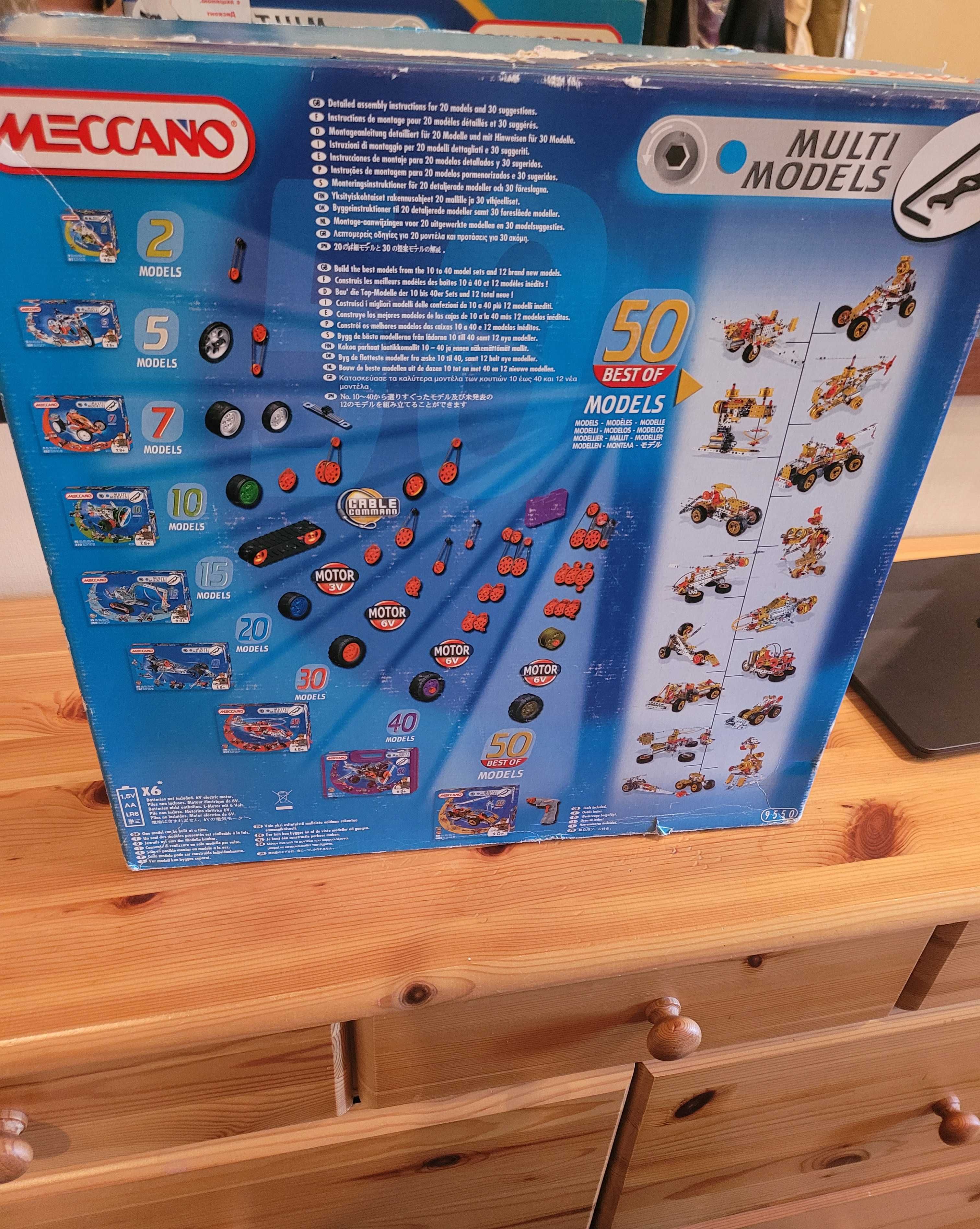 Металевий конструктор Meccano Multi Models Набір з 50 моделей