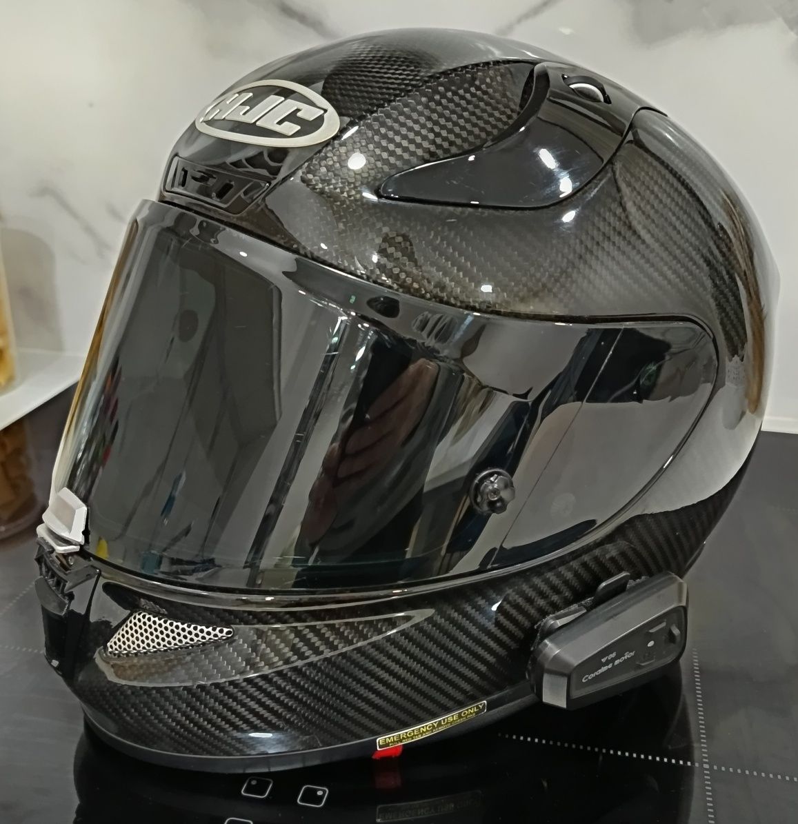 Headset bluetooth para capacete