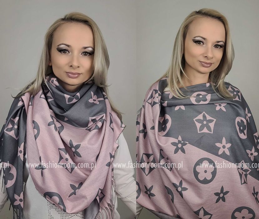 4 Warianty KOLORY Elegancki szalik damski z wiskozy