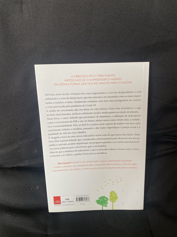 Livro “De Olhos postos no Amanhã” de Éloi Laurent