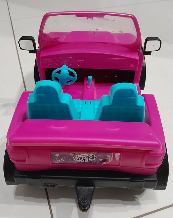 Kamper dla Barbi Auto jeep + przyczepa