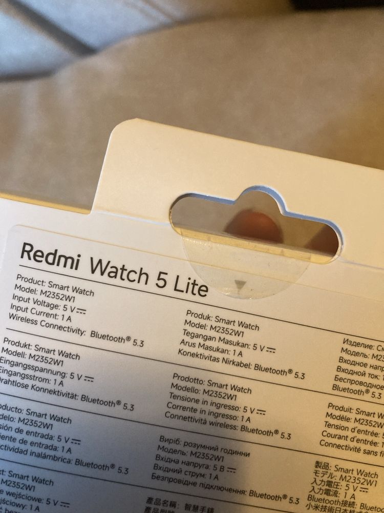Relógio Smartwatch Xiaomi Redmi Watch 5 Lite