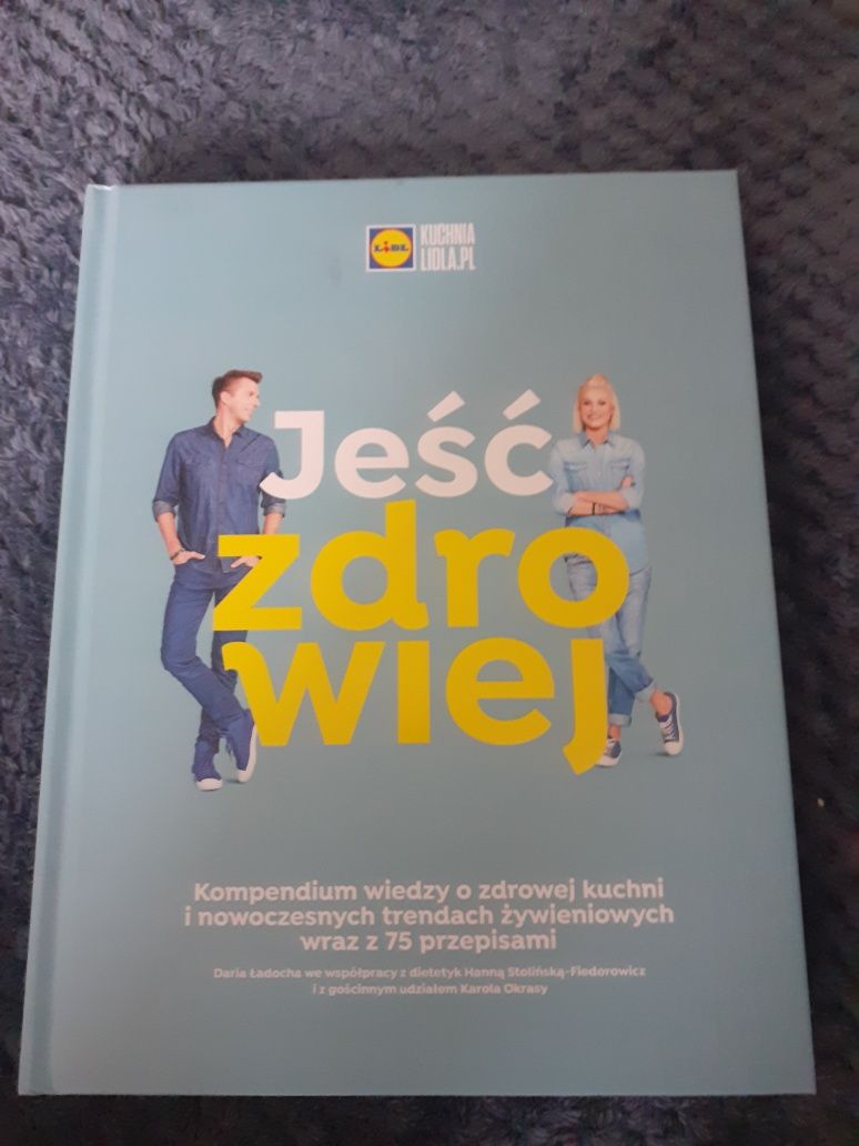 Książka z Lidla Jeść zdrowiej