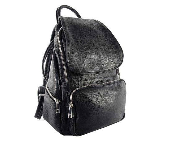 Женский рюкзак кожаный Черный Virginia Conti 35/2353