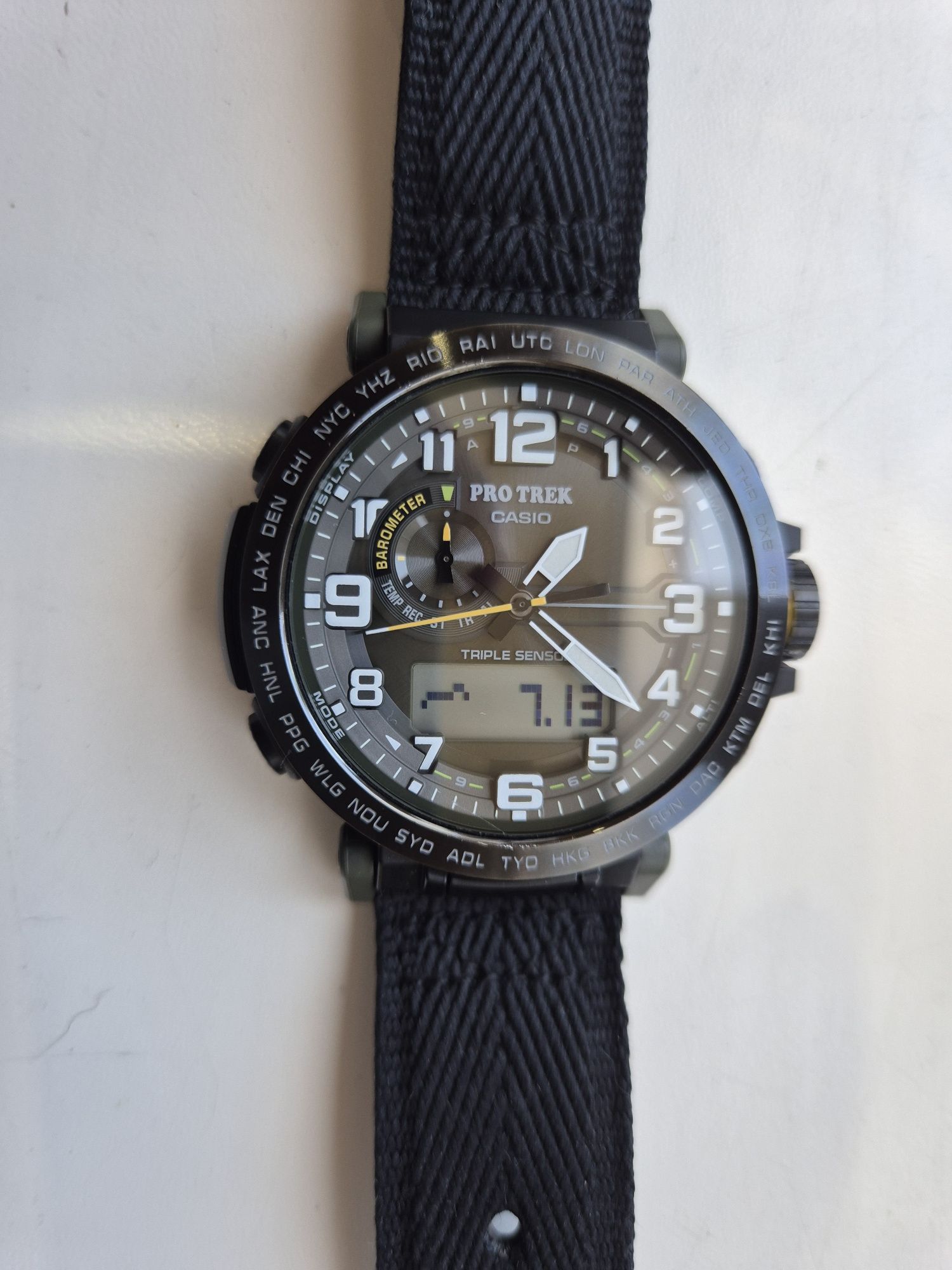 Годинник Casio ProTrek PRG-601YB-3DR  Tough Solar Tripl