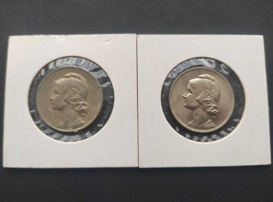 Conjunto de Moedas de 4 Centavos 1917 e 1919