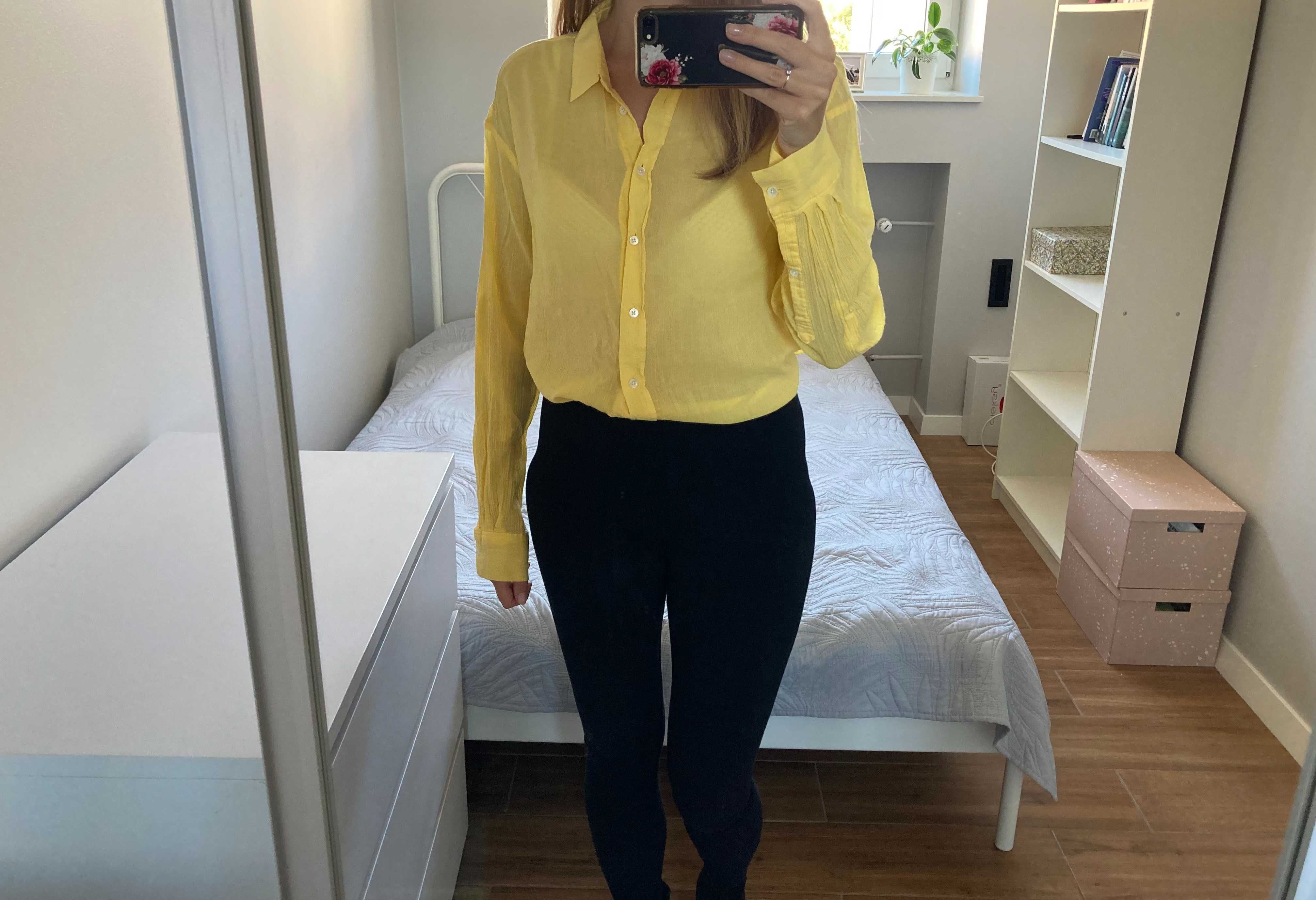 Żółta koszula marki Closed Zalando S 36