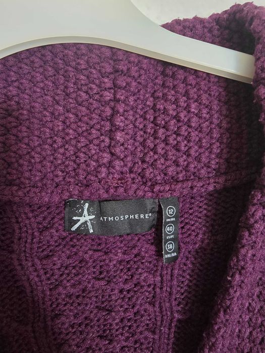 Pack Casacos de malha inverno - bege e roxo