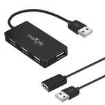 HUB USB 2.0 4x USB + kabel 1,5M Maxlife Home Office