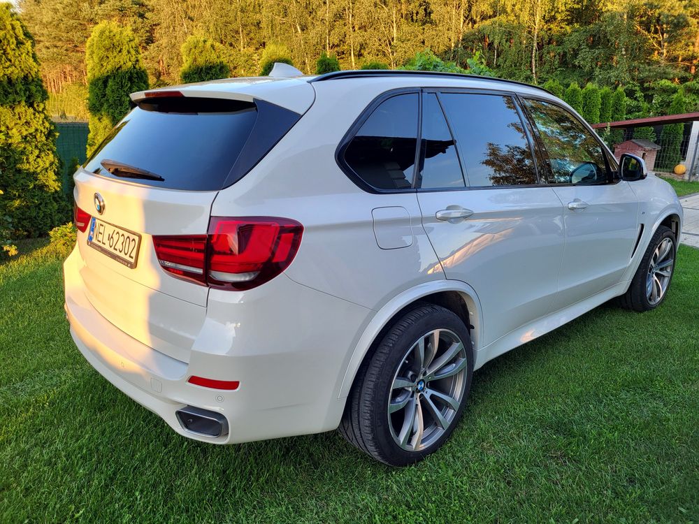 Bmw X5 M pakiet biała bezwypadkowa Salon PL  Mozliwosc wymiany 3.0d