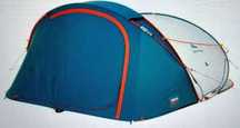 Namiot kempingowy Quechua 2 Seconds XL 3-osobowy Fresh & Black