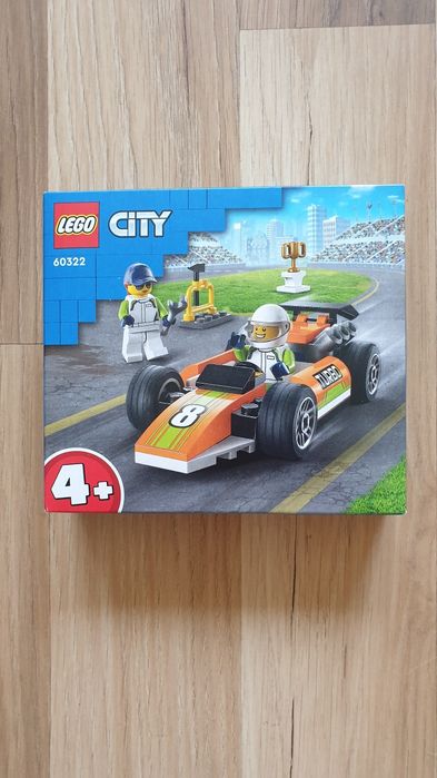 Klocki Lego City 60322 mata puzzle zabawka samochód wyścigowy