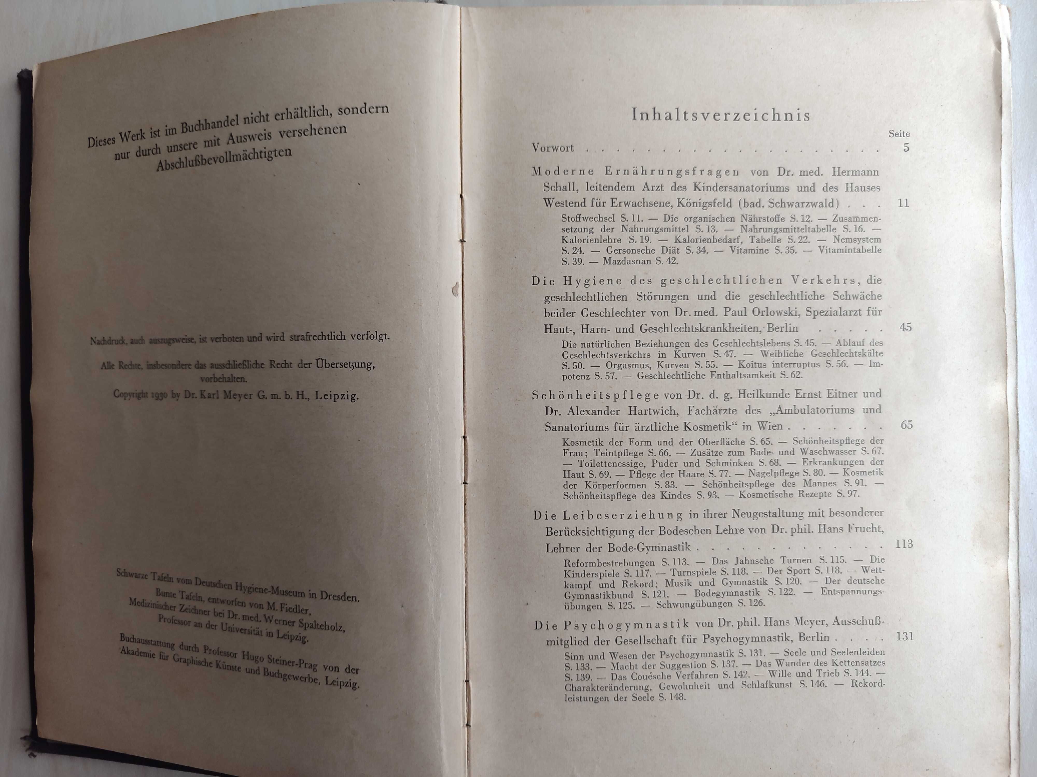 Mein Korper – M. Sendenholm, książka unikat z 1930 r.