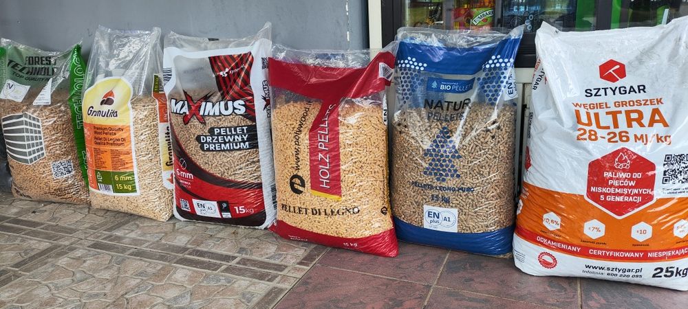Pellet słonecznikowy 8mm worki BigBag zamiennik węgiel groszek Dowóz