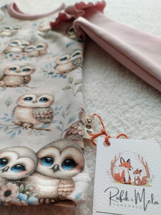 Bluza dziewczęca dresówka pętelka