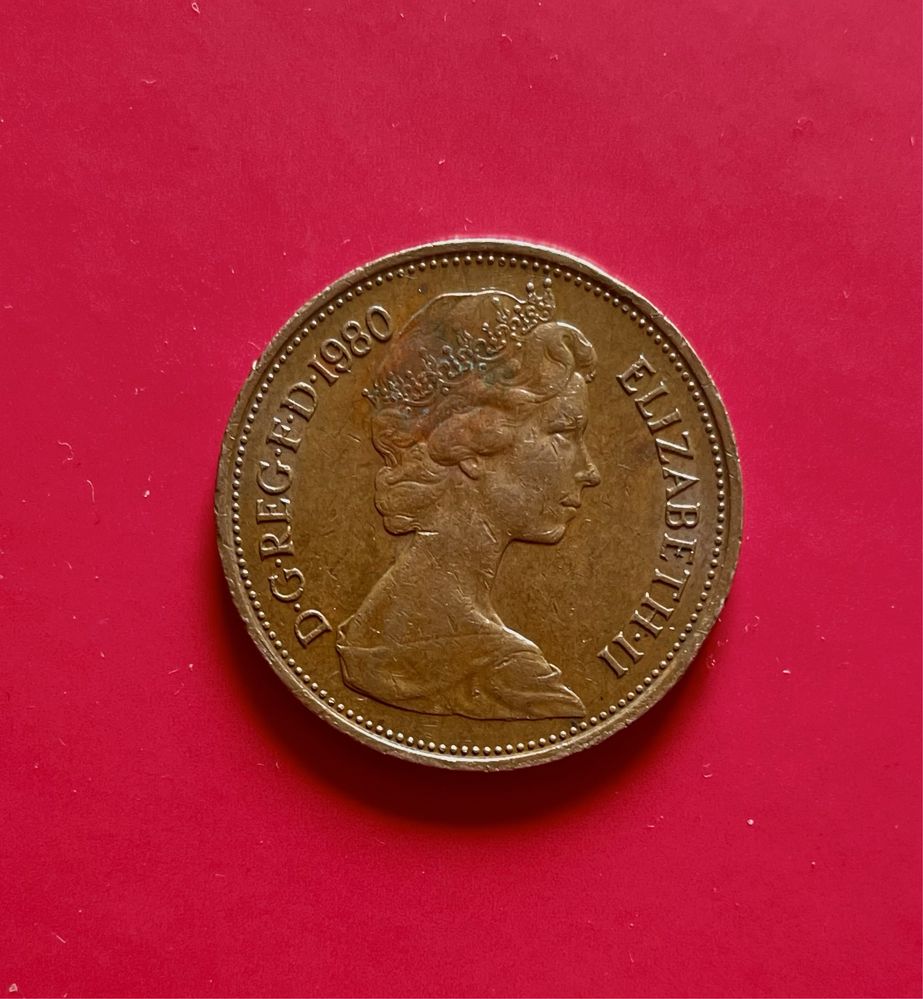 2 Pence New pence 2p 1980