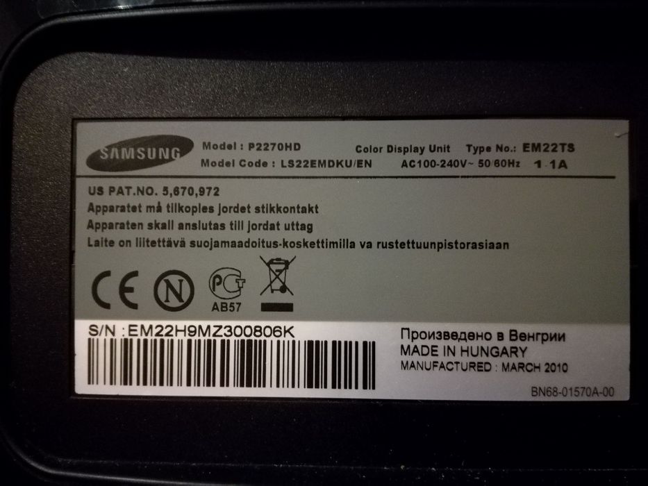 Monitor/TV Samsung