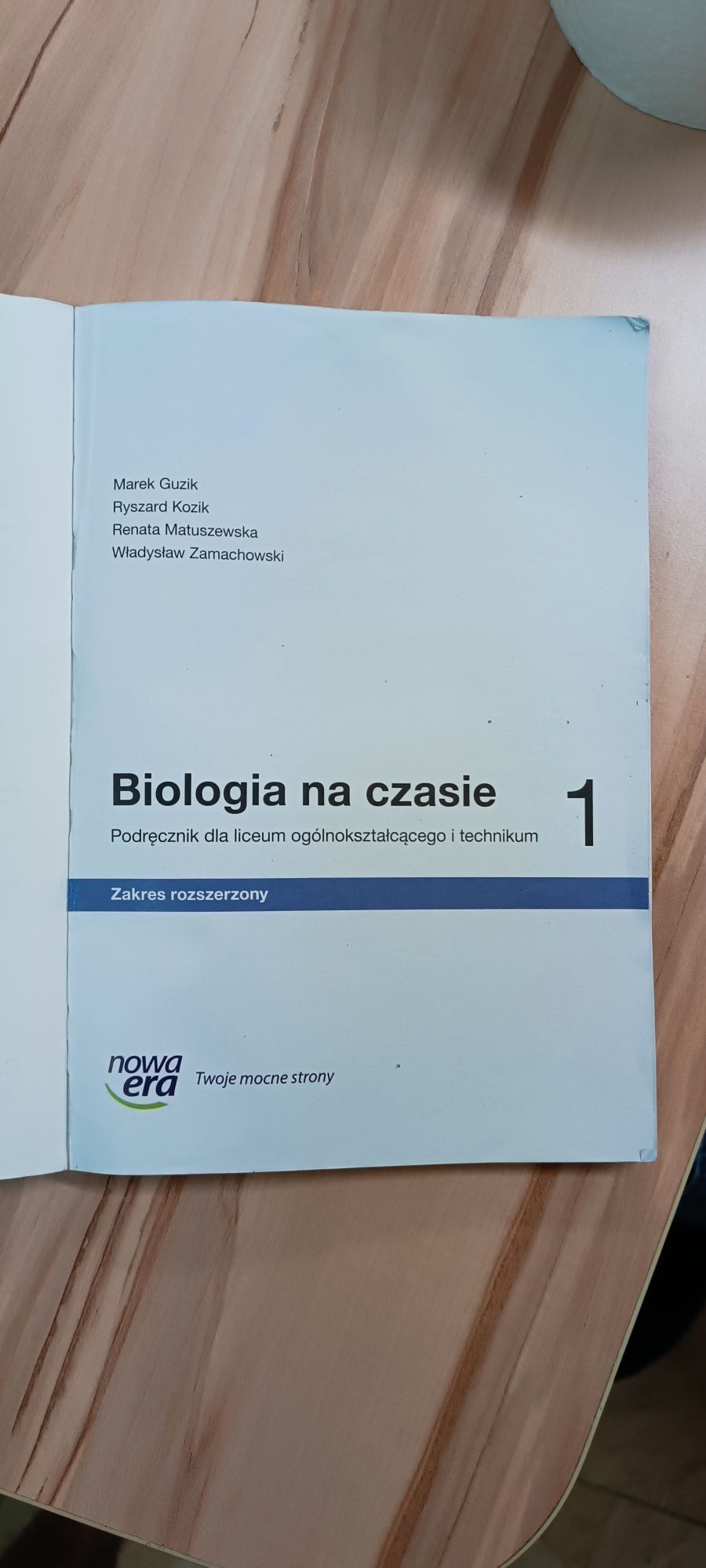 Podręcznik do Biologii zakres rozszerzony 1