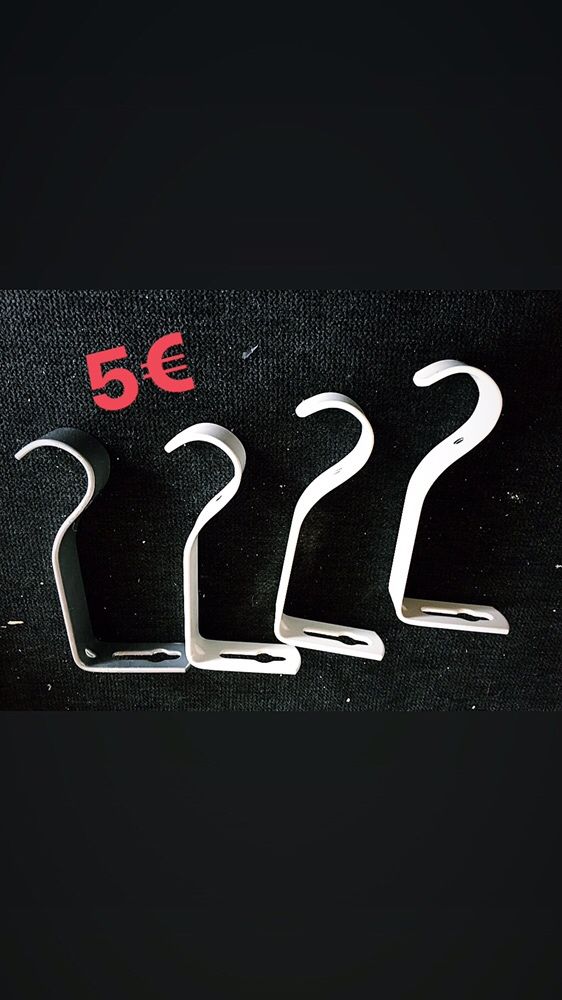 Várias peças de cortinas/cortinados