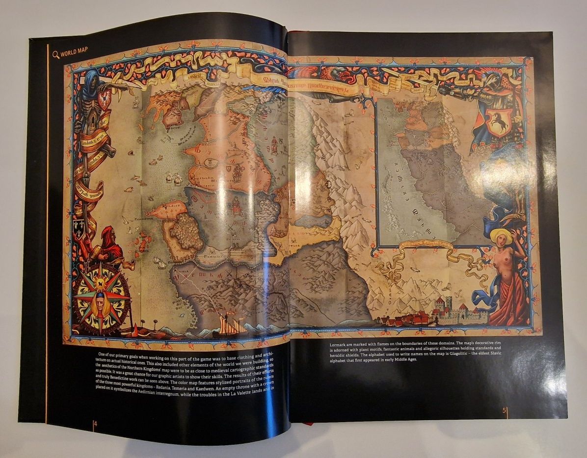 Artbook + Mapa z WITCHER 2: Assassins of Kings Enhanced Edition