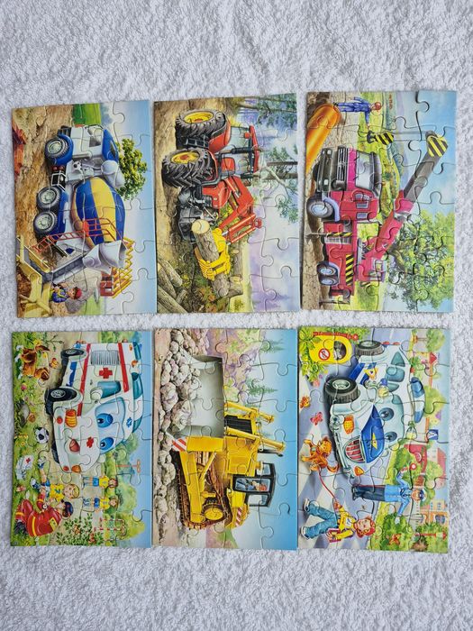 Пазли Castorland 24 елементи техніка машини 4+