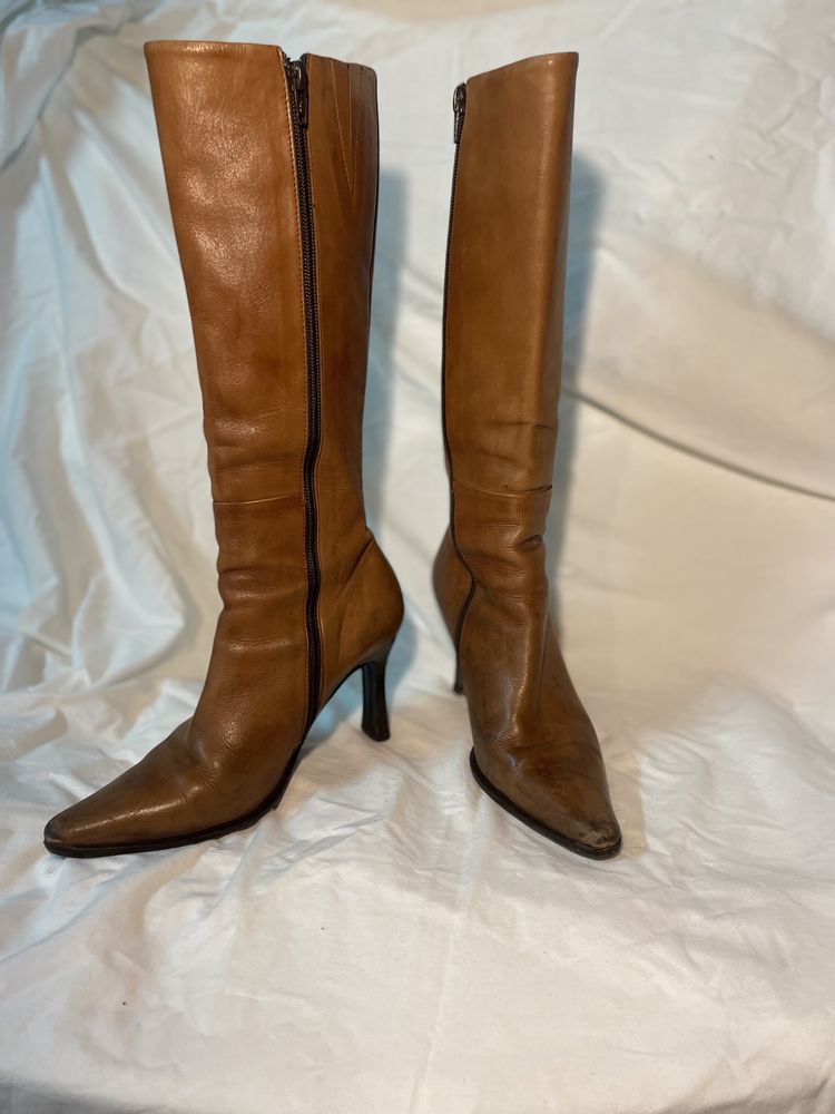 Botas em pele de cano alto nº36 FOREVA