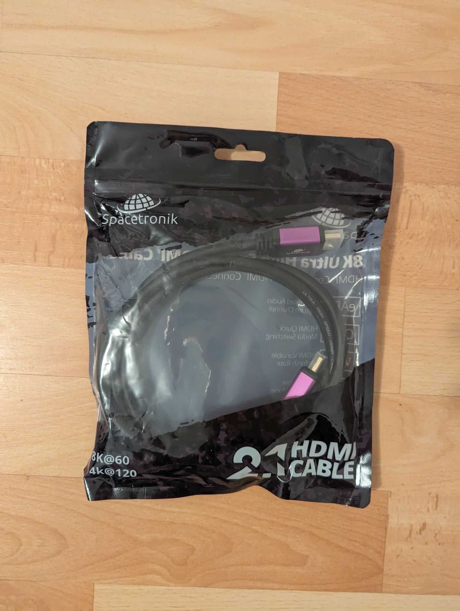 Kabel HDMI 1,5m 2.1 UHD 8K  Spacetronik SH-SPR015