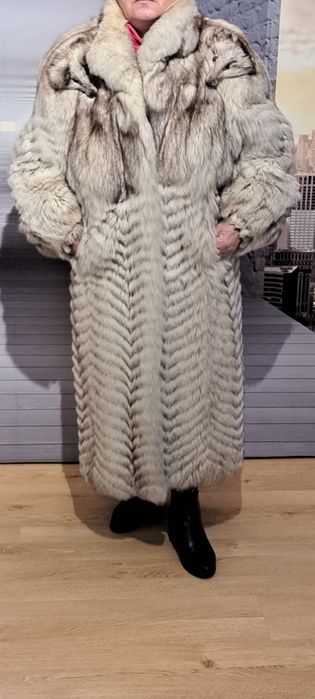 Futro z niebieskich lisów