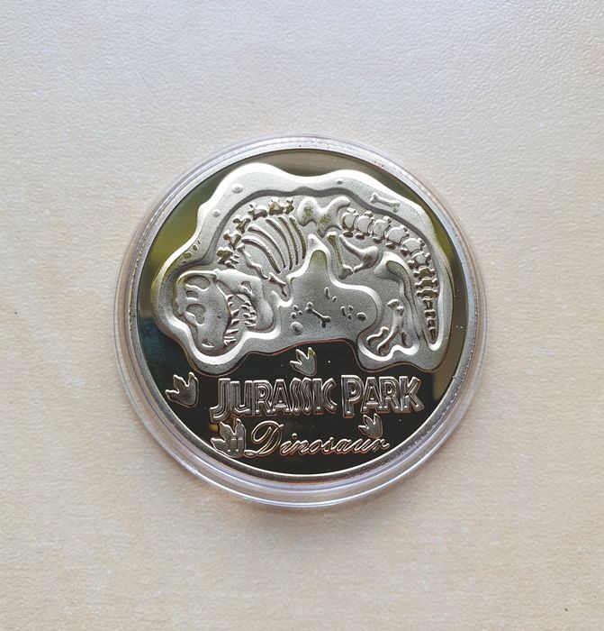 Medal park jurajski jurassic park dinozaur