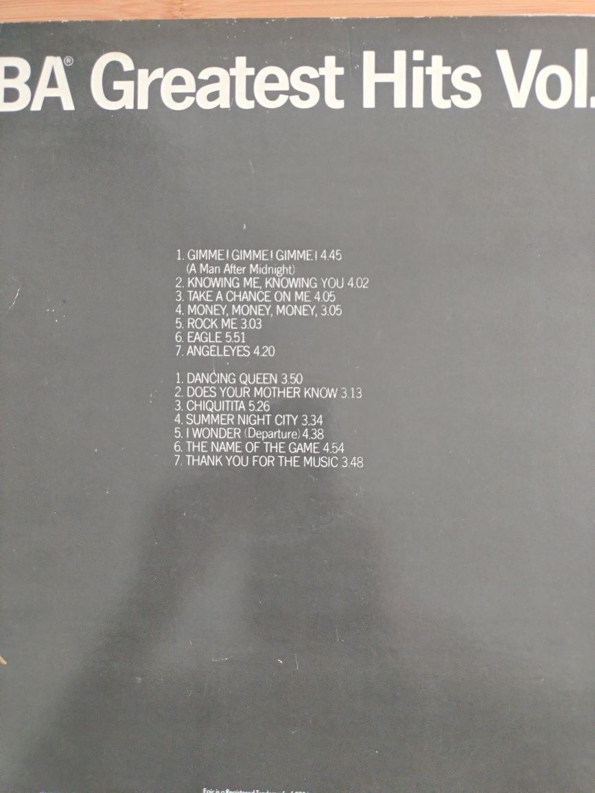 Płyta winylowa ABBA Greatest Hits vol.2 vintage retro winyl