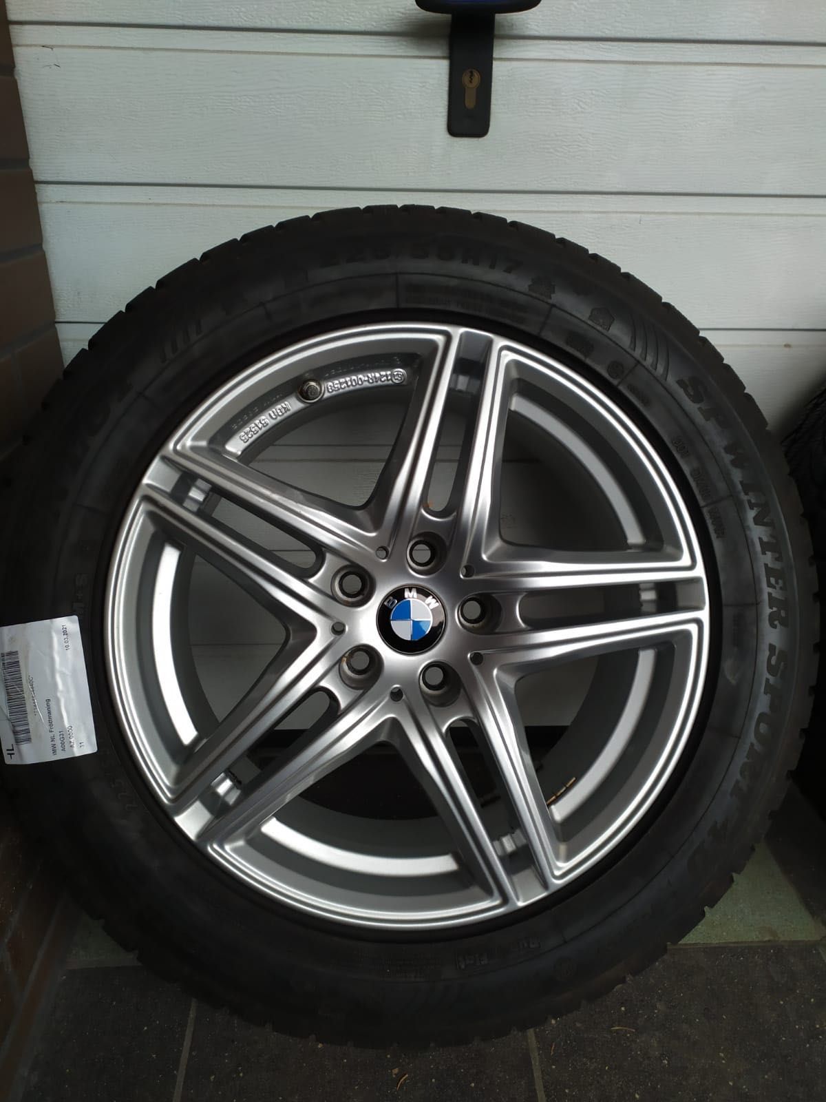 Koła Bmw 5 G30 G31 17'' 5x112 opony 225/55/17 TPMS Vw Audi OL848