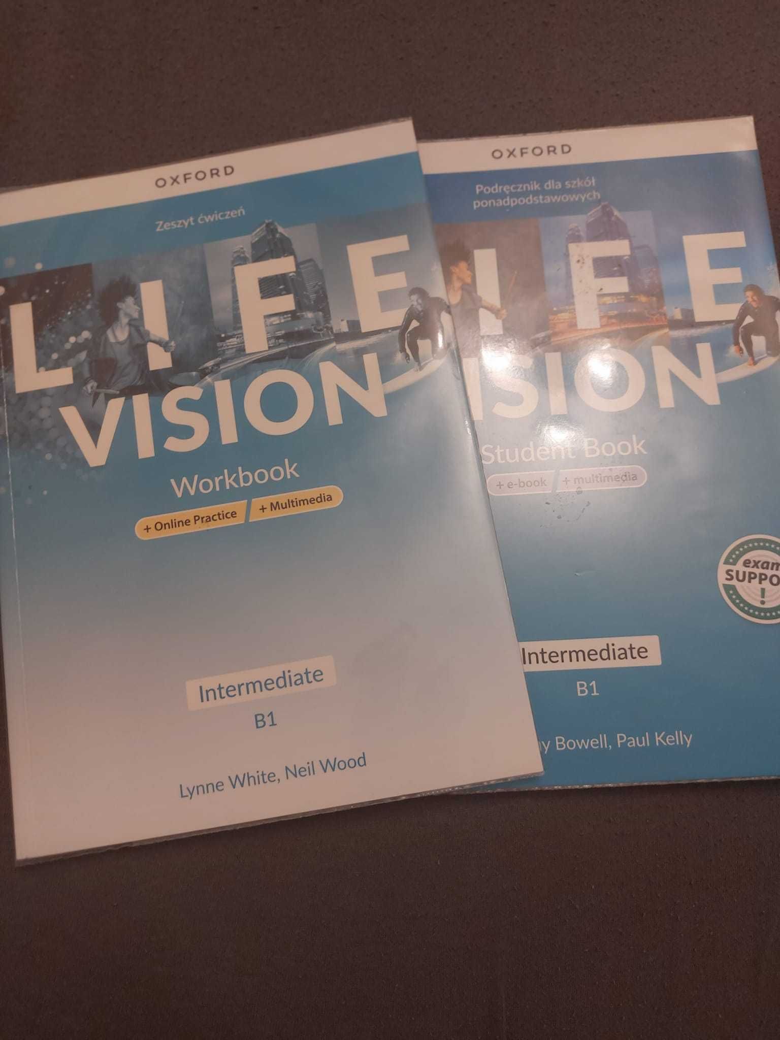Podręcznik Life Vision Intermediate B1 student book + workbook