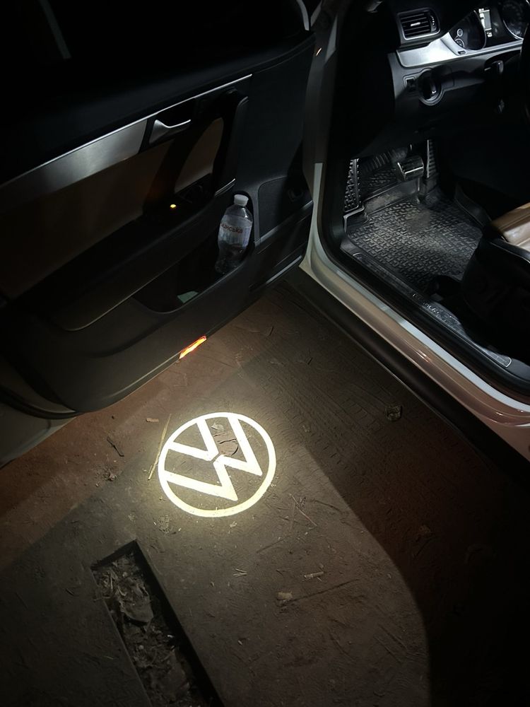 Volkswagen Passat B5 B5.5 Touareg led тюнинг подсветка с логотипом VW
