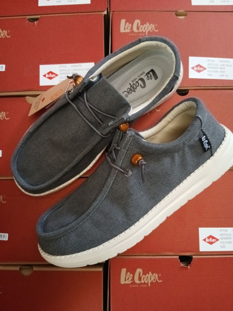 Чоловічі оригінальні мокасини lee cooper lcw-25-01-3231m