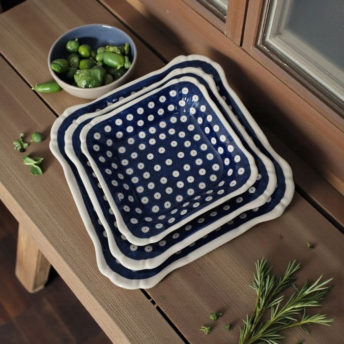 Salaterki kpl.3szt.Gat 1.Ceramika Bolesławiec